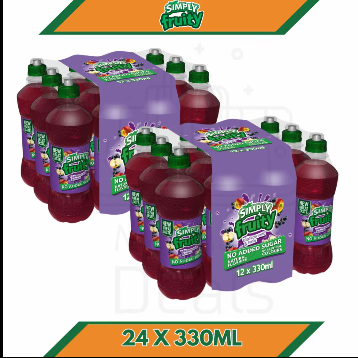 Simply Fruity All Flavours (12 or 24 X 330ML)