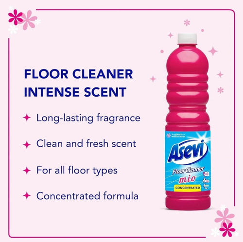 Asevi Mio Floor Cleaner Concentrated 1L x 3