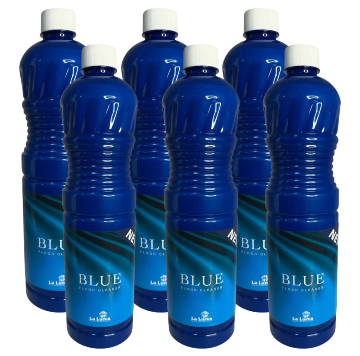 6 x La Lucca Spanish Blue Liquid Floor Cleaner Cleans Surface Dirt Remover 1L