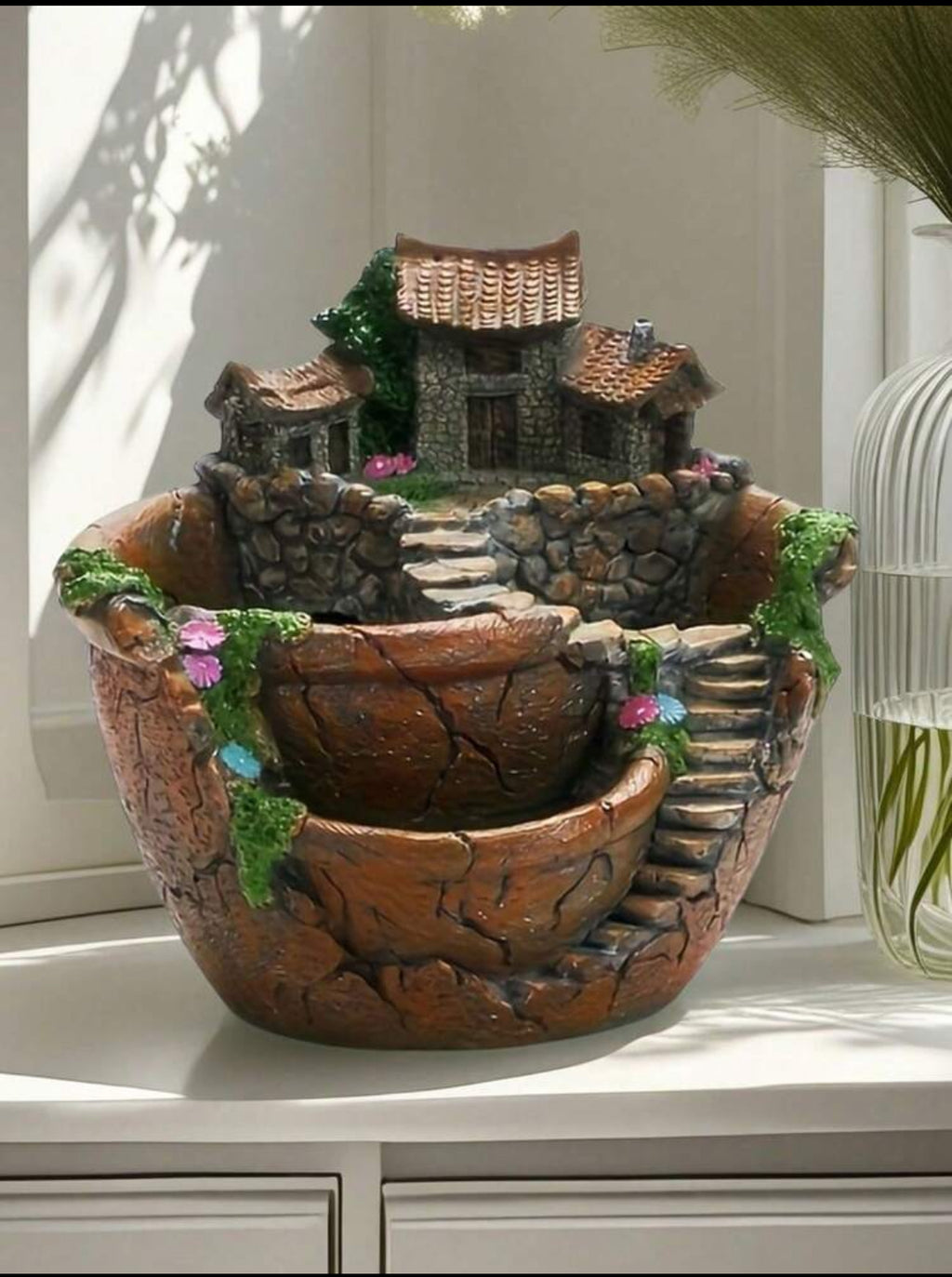 Fairy Garden Cottage Planter