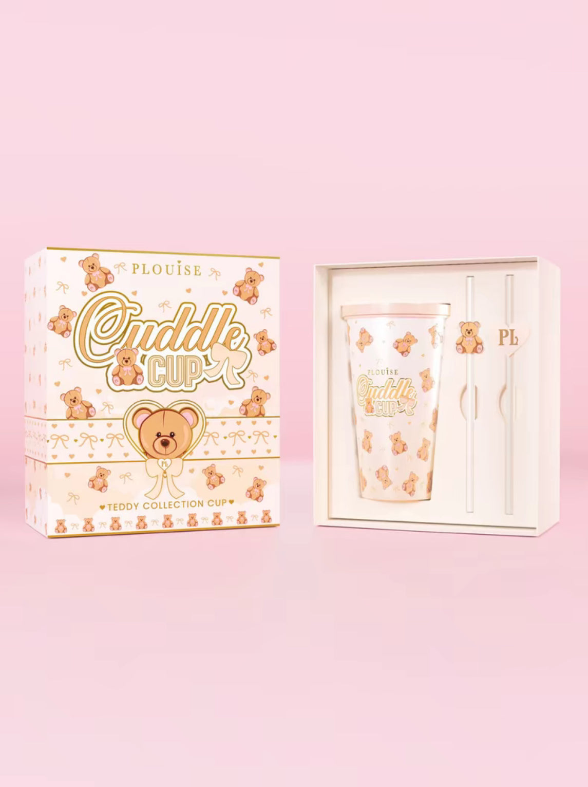 ￼ Teddy Touch Cuddle Tumbler Cup