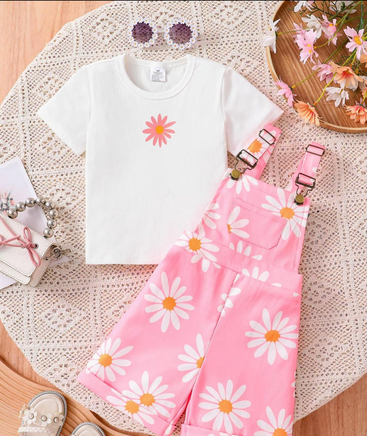 Toddler Girl's Floral Print Co-ord Set