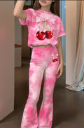 Cherry Bow Print Loungewear