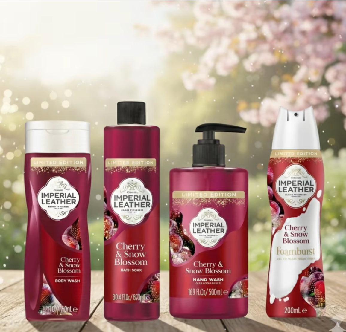 Imperial Leather Cherry & Snow Blossom 4-in-1 Value Pack