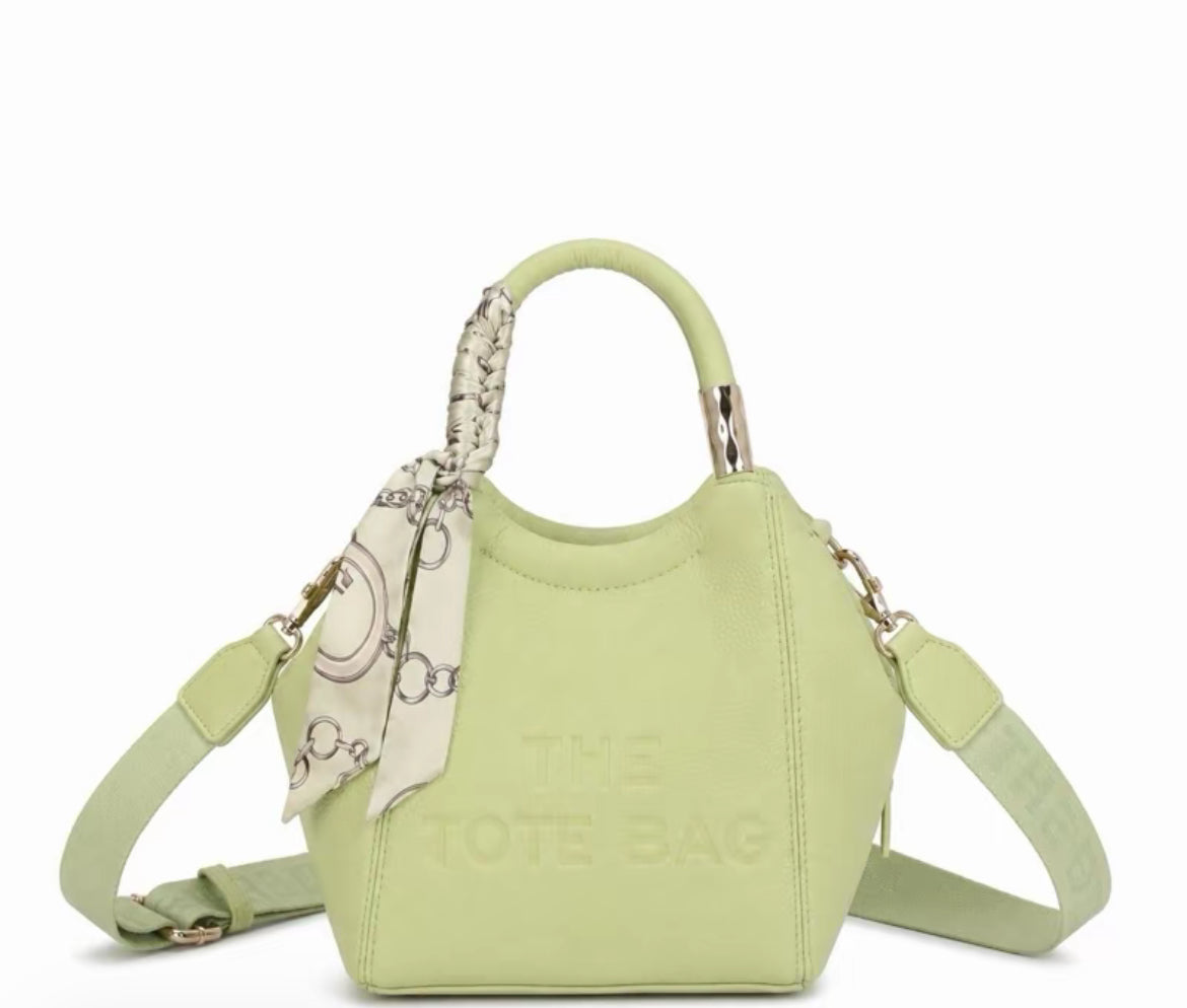 [Glamourhouse] Single Zip Grab Bag with Crossbody Strap