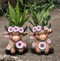 2pc Highland Cow 🐮 plant Pots ￼