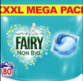 Fairy Non Bio PODS Washing Liquid Capsules XXL Mega Pack, For Sensitive Skin