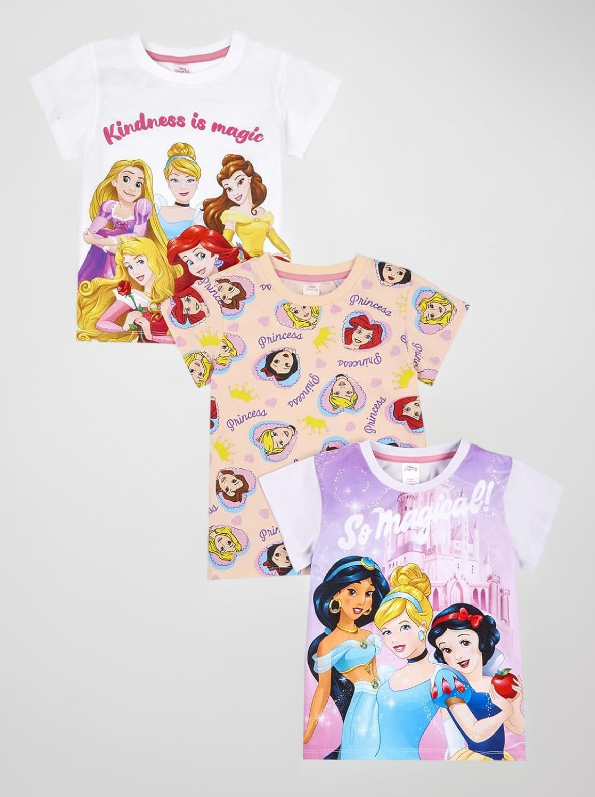 Girls T-Shirts Pack of 3