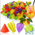 Assorted Colour Fruit Ice Cubes - 40 Reusable