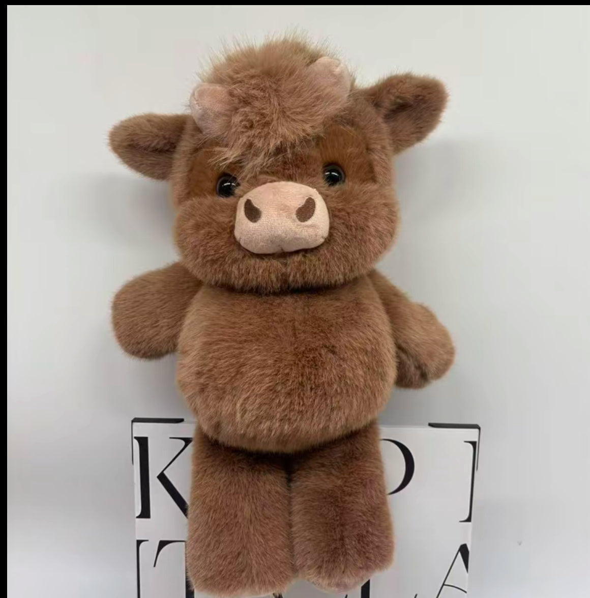Running Highland cow Plush Toy Soft