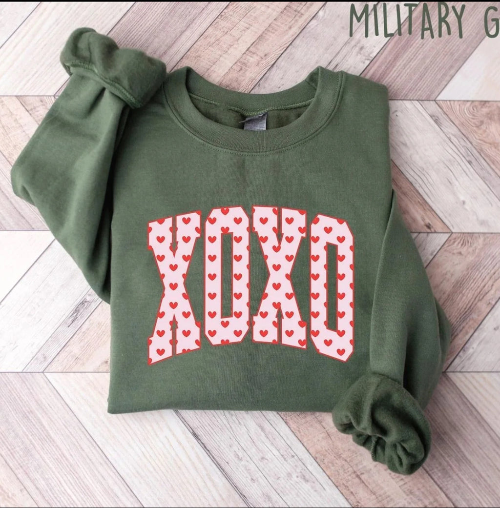 XOXO Valentines Day Sweatshirt