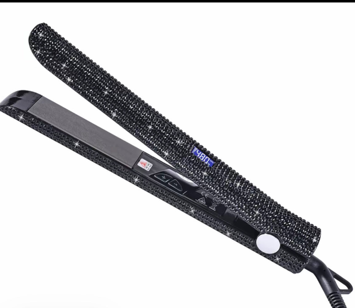 1 Inch Bling Rhinestone Hair Straightener