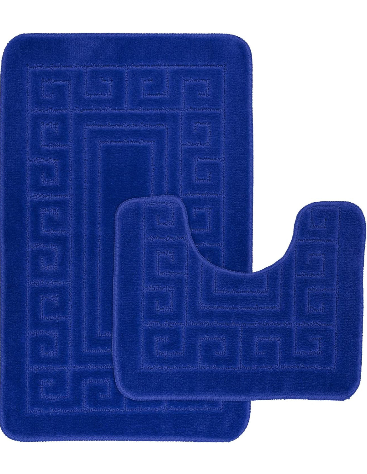 Luxury 2 Piece Greek Bath Mat Set