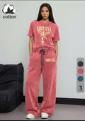 Women's Rock Style "NIRVANA" Graphic Print Cotton Co-ord Set
