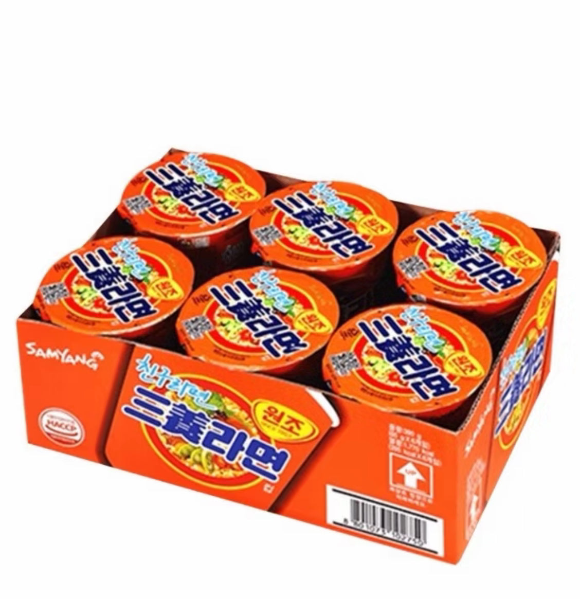 Samyang Buldak Hot Chicken Cup 6 × 70g - Please Select Flavour