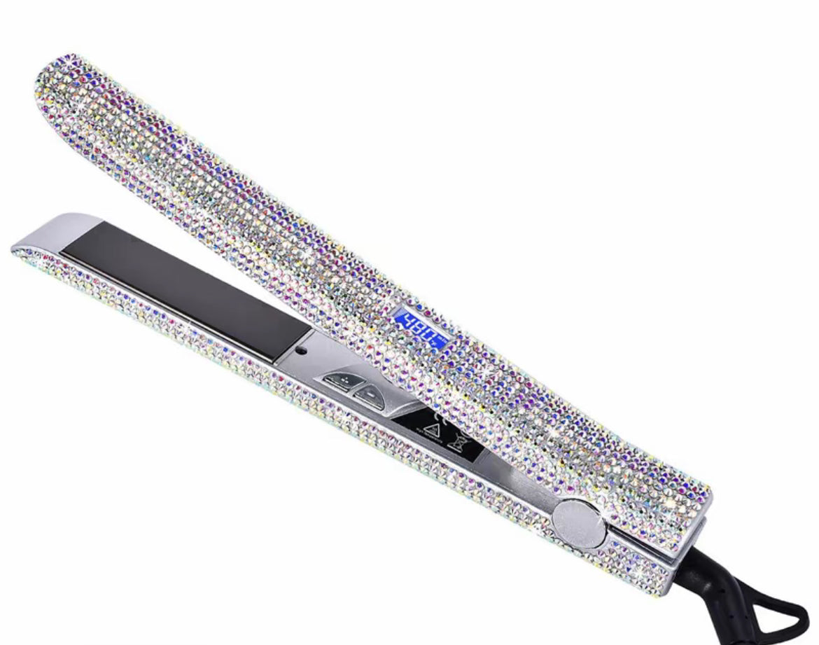 1 Inch Bling Rhinestone Hair Straightener