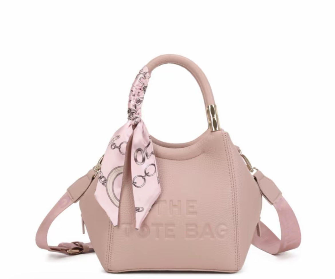[Glamourhouse] Single Zip Grab Bag with Crossbody Strap