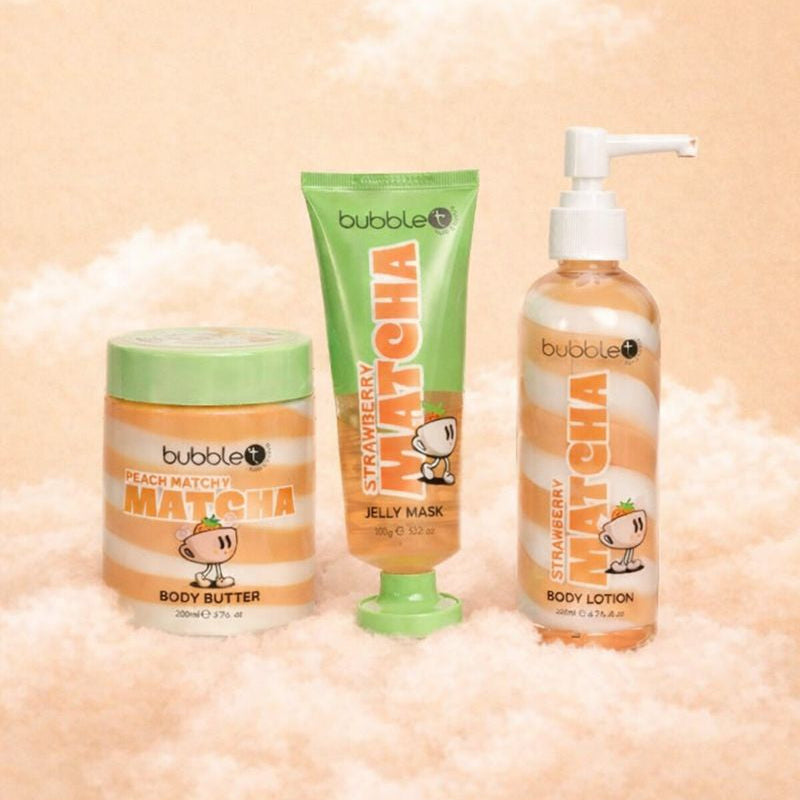 Peach Matcha Skincare Bundle 
Set of 3