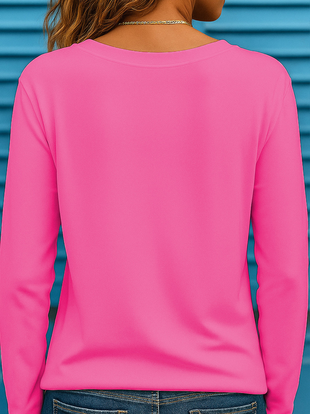 Women's Curve Long Sleeve T-Shirt with Sweet Cherry Print 18-26