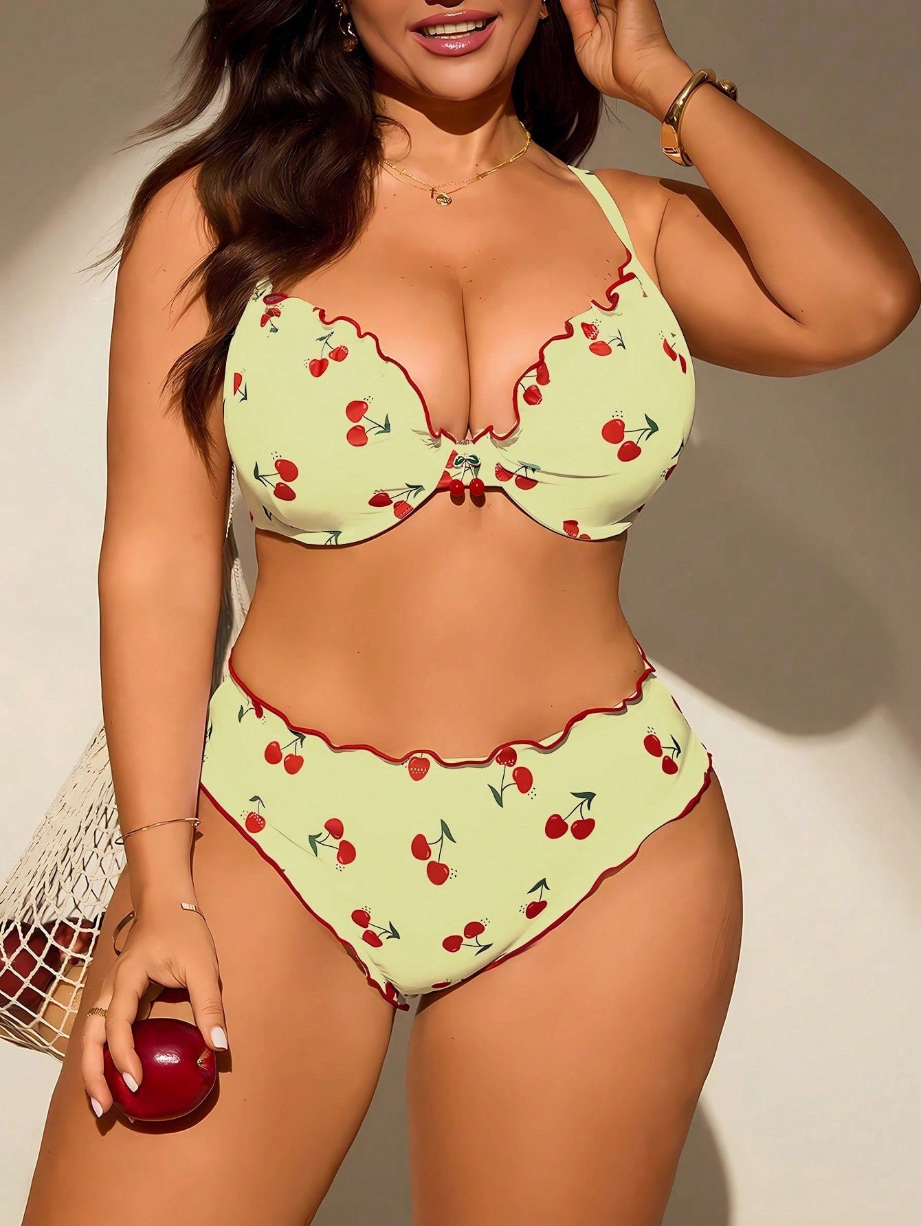 2pc Cherry 🍒 swimwear