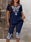 2pc floral leggings Set
