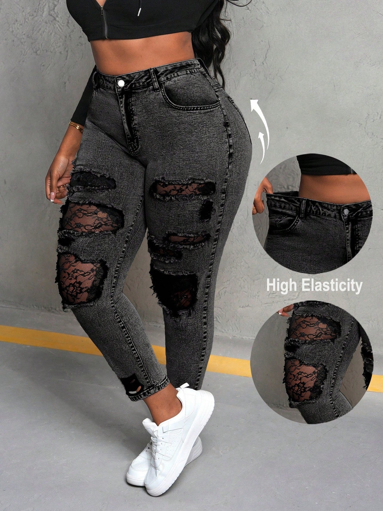 Distress Ripped Jeans