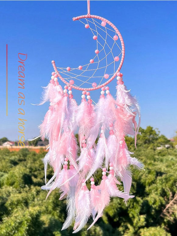 Pink Moon Dream Catcher