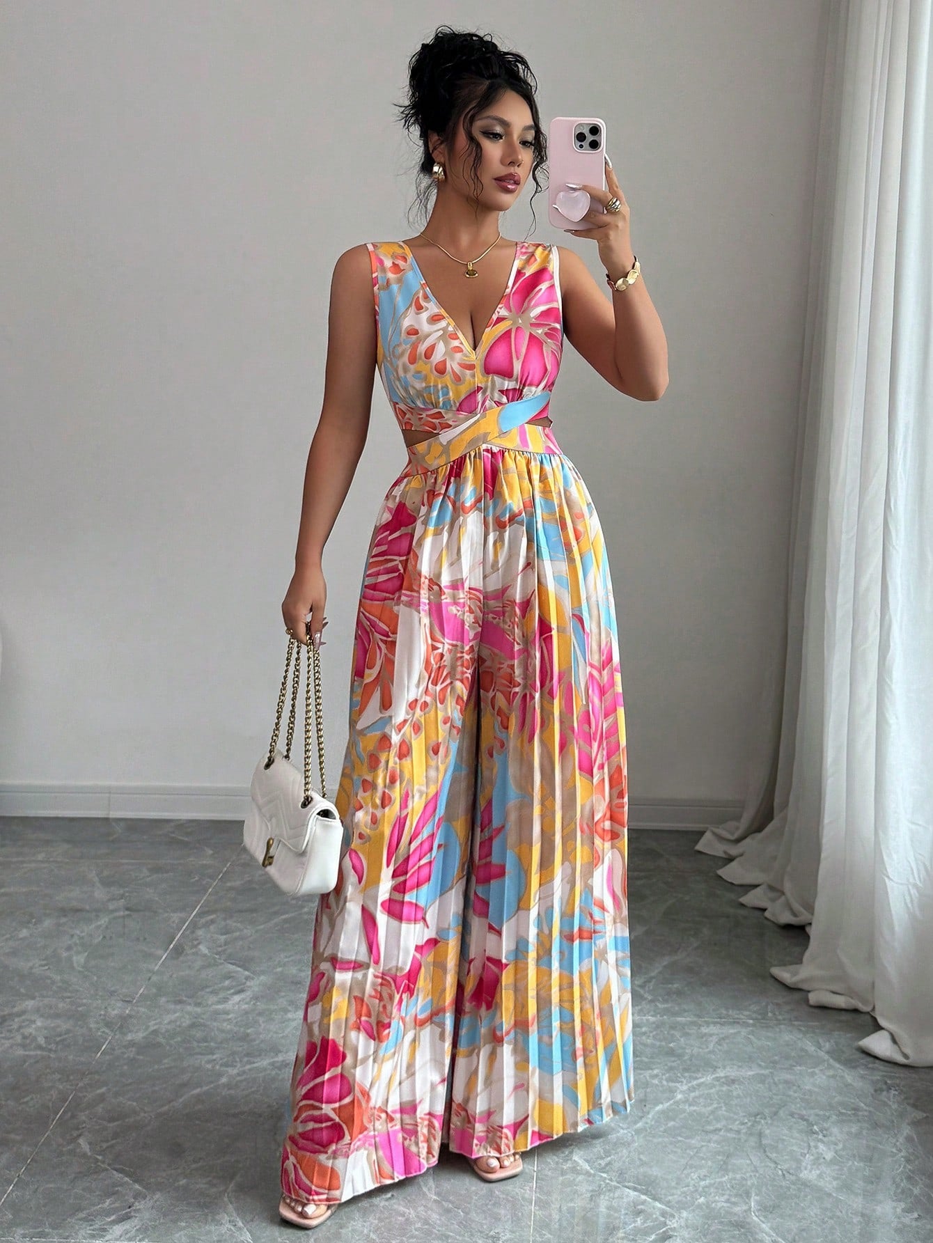 Women’s Floral Jumpsuit