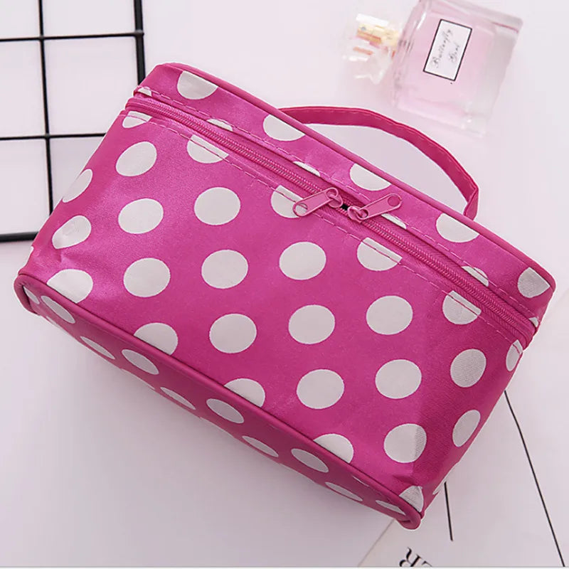 Vintage Style Polyester Square Makeup Bags
