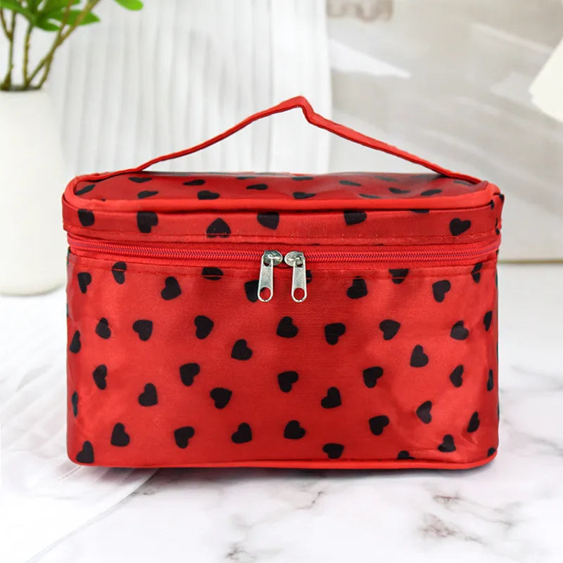 Vintage Style Polyester Square Makeup Bags