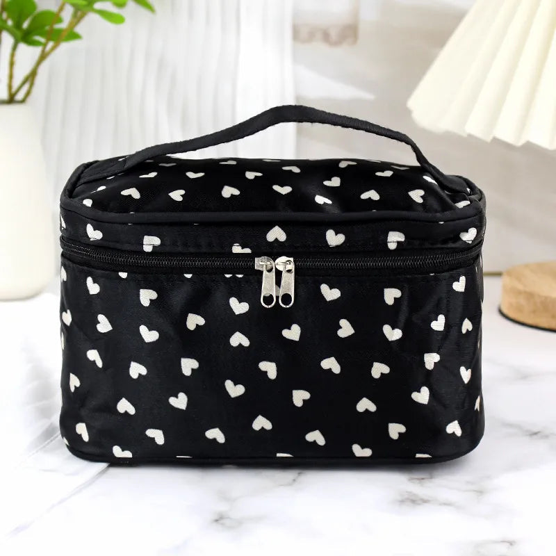 Vintage Style Polyester Square Makeup Bags
