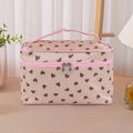 Vintage Style Polyester Square Makeup Bags