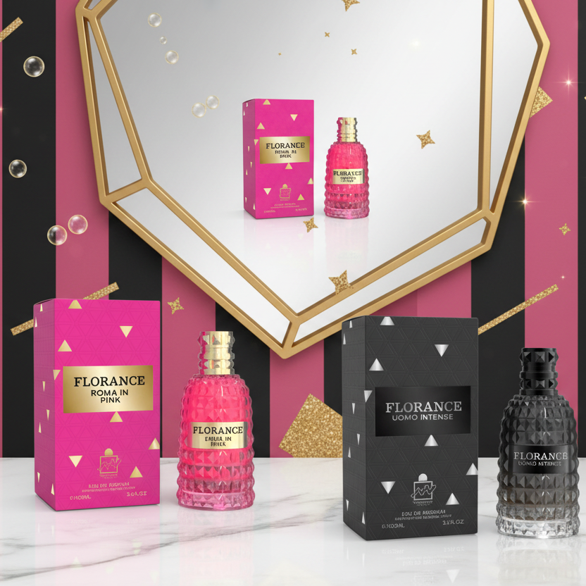 MILESTONE COLLECTION FLORANCE UOMO INTENSE 100ML + FREE FLORANCE ROMA IN PINK 100ML