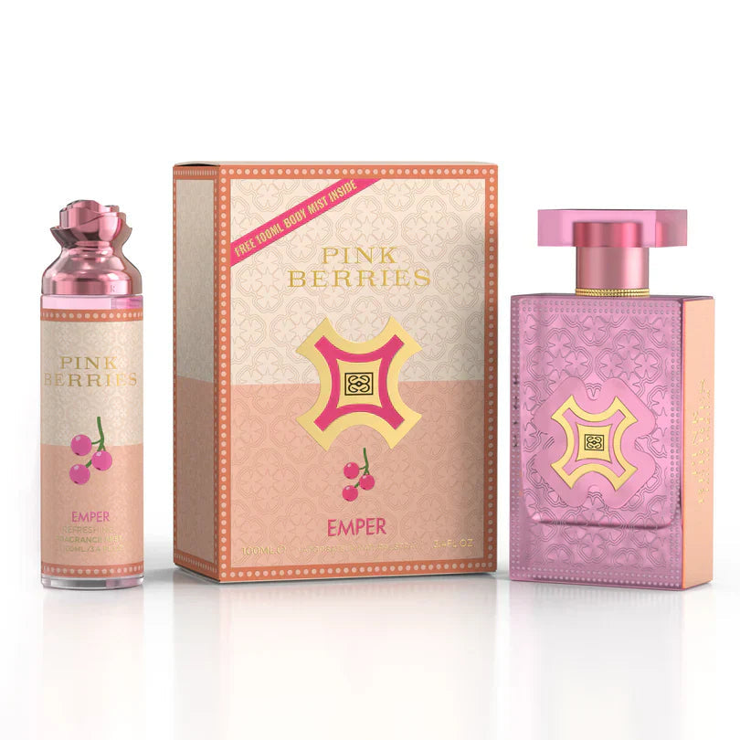 EMPER Pink Berries 100ml EDP + free body mist 100ml