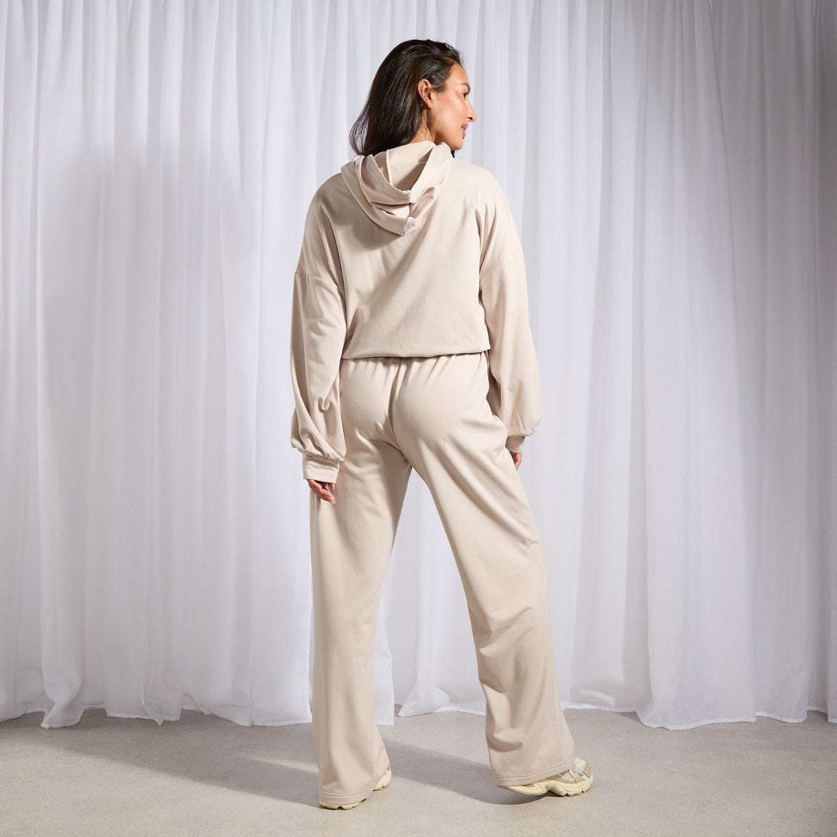 Bubble Hem Hoodie Loungewear Set