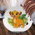 THE LION KING" ROUND FLANNEL MAT