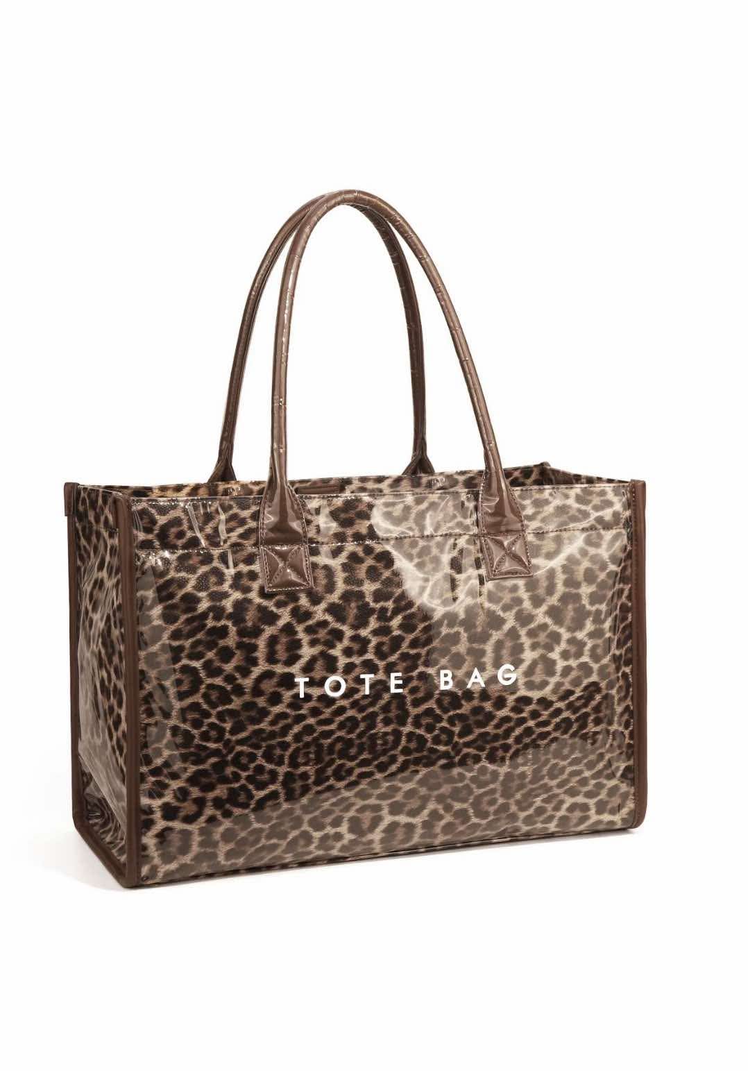Leopard Print Tote Bag